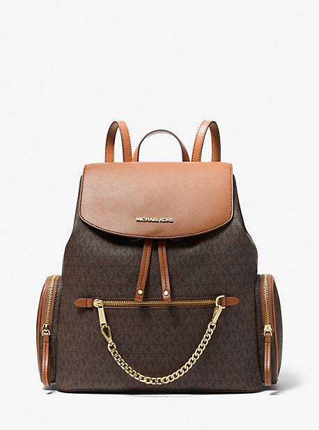 michael kors outlet jet set large logo backpack|jet set large logo backpack.